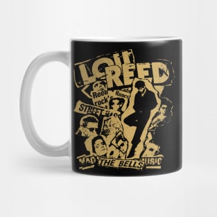 Lou Reed Vintage Punksthetic Design Mug